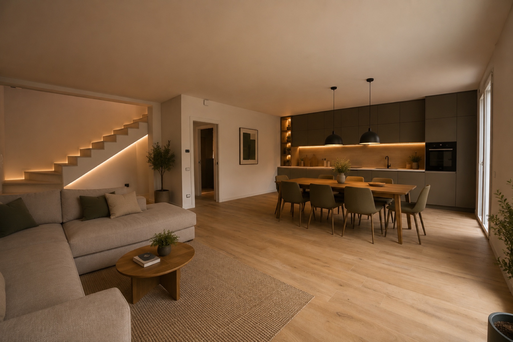 Ambiente arredato con Virtual Staging